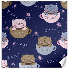 Cute Kittens Sleep Sweetly Mugs Canvas 16  X 16 