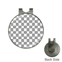 Seamless Tile Derivative Pattern Hat Clips With Golf Markers