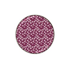 Small Flowers Pattern Hat Clip Ball Marker