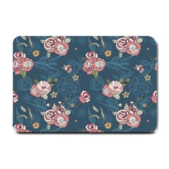 Vintage Flowers Pattern Small Doormat 