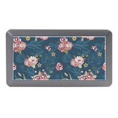 Vintage Flowers Pattern Memory Card Reader (mini) by Jancukart