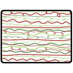 Scribble-pattern Double Sided Fleece Blanket (large)  by Jancukart