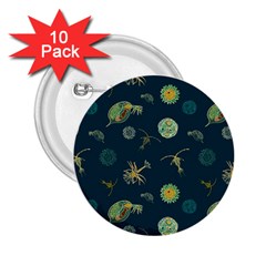 Plankton Pattern- 2 25  Buttons (10 Pack)  by Jancukart