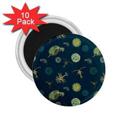 Plankton Pattern- 2 25  Magnets (10 Pack) 