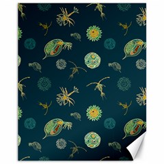 Plankton Pattern- Canvas 11  X 14 