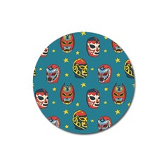 Mask Pattern Magnet 3  (round)