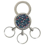 Cute-patterns- 3-Ring Key Chain Front