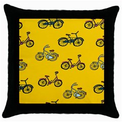 Layout Harness And Collar Throw Pillow Case (black)