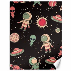 Space Pattern Cartoon Canvas 36  X 48 