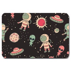 Space Pattern Cartoon Large Doormat 