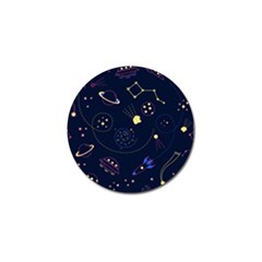 Cartoon-space-seamless-pattern-vectors Golf Ball Marker