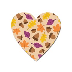 Seamless Verson Of Fal Pattern Heart Magnet