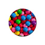 Bubble Gum Rubber Coaster (Round) Front