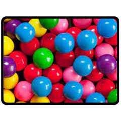 Bubble Gum Double Sided Fleece Blanket (large) 