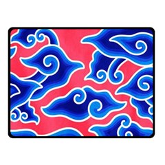 Batik Megamendung Double Sided Fleece Blanket (small) 