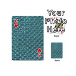 Bubble Wrap Playing Cards 54 Designs (Mini) Front - Heart6