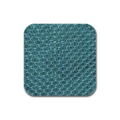 Bubble Wrap Rubber Square Coaster (4 Pack) by artworkshop