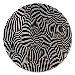 Pattern Magnet 5  (round) by artworkshop