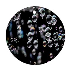 Bubble Round Ornament (two Sides) by artworkshop