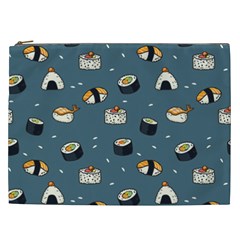 Sushi Pattern Cosmetic Bag (xxl) by Jancukart