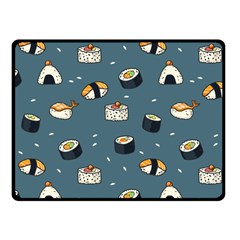 Sushi Pattern Fleece Blanket (small)