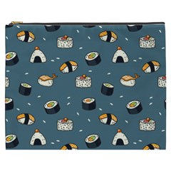 Sushi Pattern Cosmetic Bag (xxxl) by Jancukart