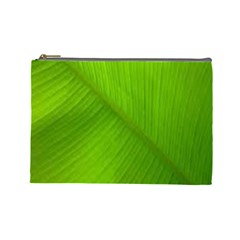 Banana Leaf Cosmetic Bag (large) by artworkshop