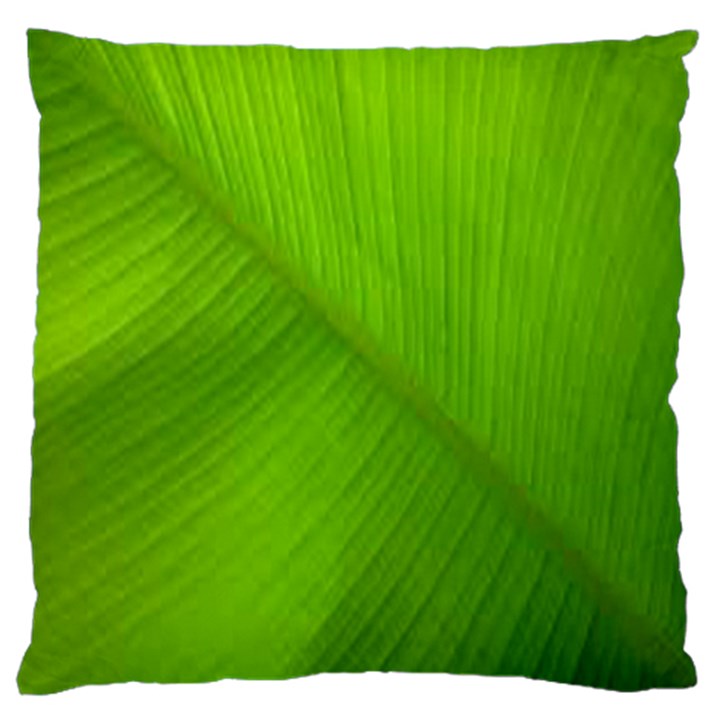 Banana Leaf Large Flano Cushion Case (One Side)