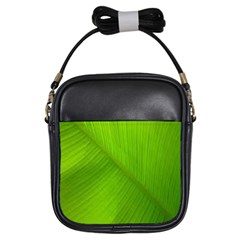 Banana Leaf Girls Sling Bag by artworkshop