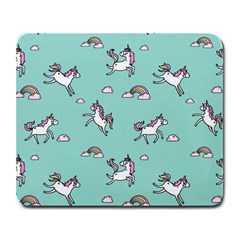 Unicorn Patterns Large Mousepads