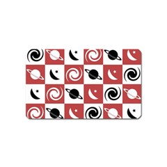 Space Pattern Colour Magnet (name Card)