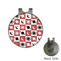 Space Pattern Colour Hat Clips With Golf Markers