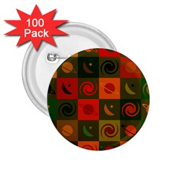 Space Pattern Multicolour 2 25  Buttons (100 Pack)  by Jancukart