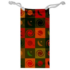 Space Pattern Multicolour Jewelry Bag by Jancukart