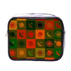 Space Pattern Multicolour Mini Toiletries Bag (one Side) by Jancukart