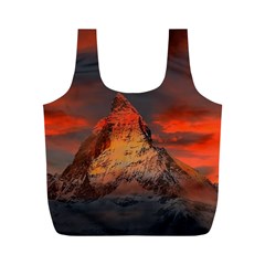 Switzerland-zermatt-mountains-snow- Full Print Recycle Bag (m) by Jancukart