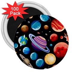 Background-with-many-planets-space 3  Magnets (100 Pack)