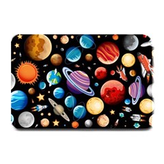 Background-with-many-planets-space Plate Mats