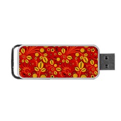 Seamless-pattern-slavic-folk-style Portable USB Flash (Two Sides)