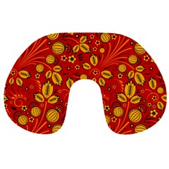 Seamless-pattern-slavic-folk-style Travel Neck Pillow