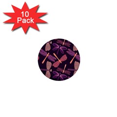 Dragonfly-pattern-design 1  Mini Buttons (10 Pack) 