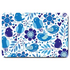 Pattern-with-birds Large Doormat 