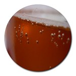 Bubble Beer Round Mousepads Front