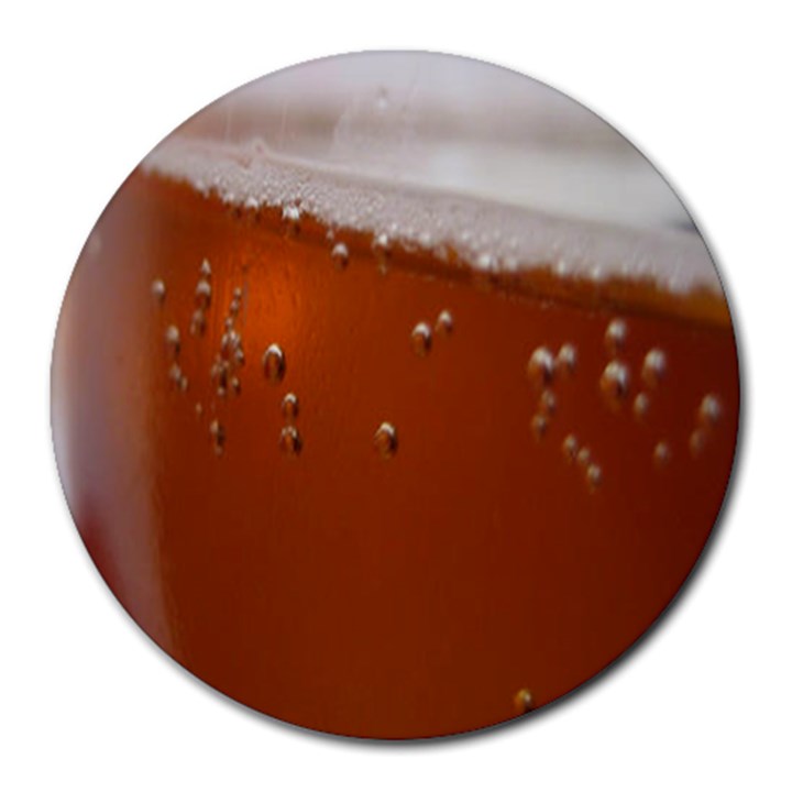Bubble Beer Round Mousepads