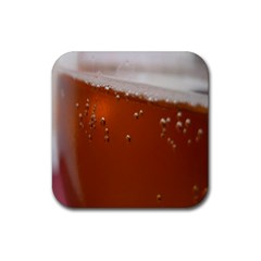 Bubble Beer Rubber Coaster (square) by artworkshop