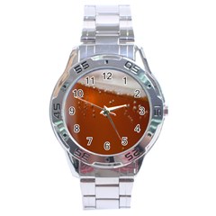 Bubble Beer Stainless Steel Analogue Watch