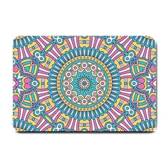 Mandala 01 Small Doormat  by zappwaits