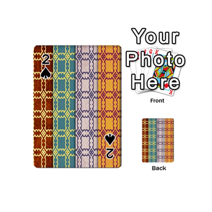 Grungy Vintage Patterns Playing Cards 54 Designs (Mini)