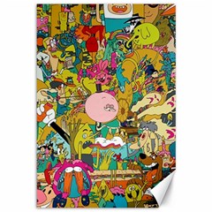 Cartoon Wallpapers Canvas 12  X 18 