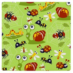 Little-animals-cartoon Uv Print Square Tile Coaster  by Jancukart